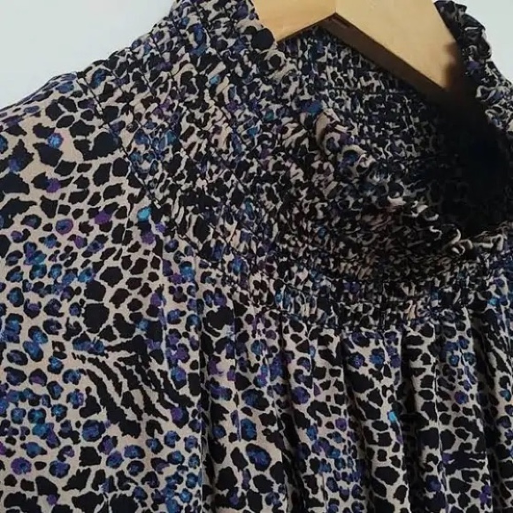 Free Press clothing maxi leopard print dress